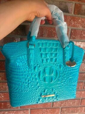 Brahmin Duxbury Satchel Tropic Blue